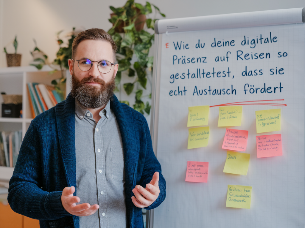 Wie du deine digitale präsenz auf reisen so gestaltest, dass sie echten austausch fördert