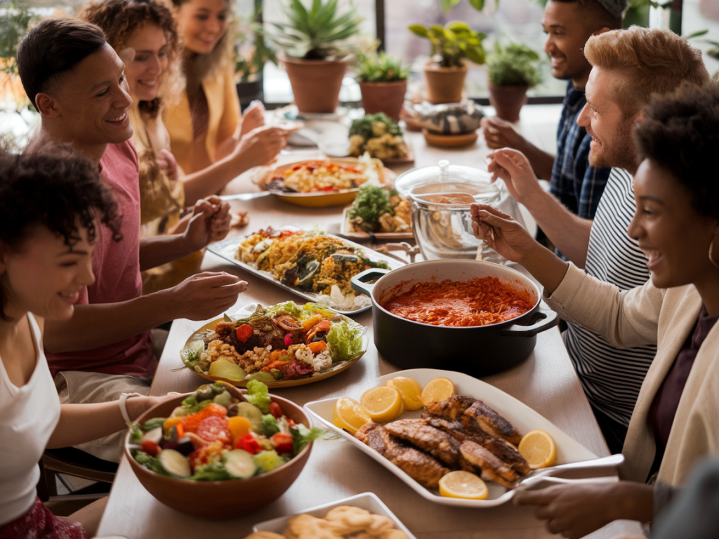 Wie ein gemeinsames nachbarschaftsessen mit fünf zutaten echte verbindungen schafft