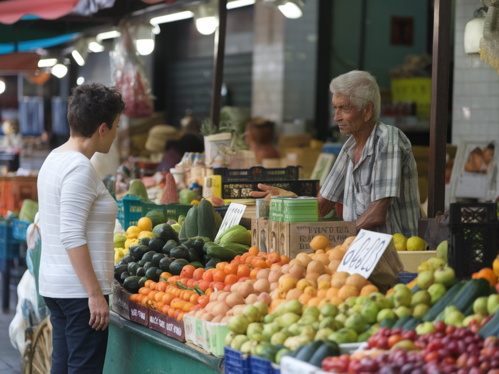 Wie du beim einkauf auf dem wochenmarkt gezielt mit produzenten ins gespräch kommst und ihre geschichten hörst