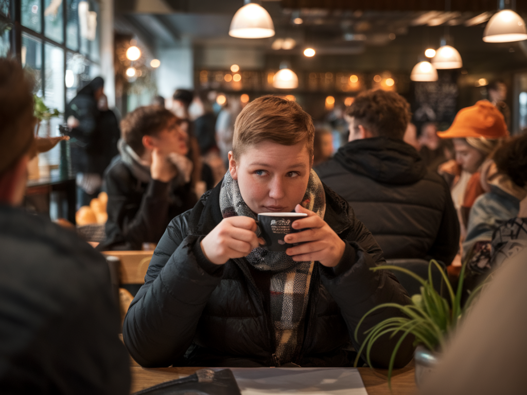 Wie du als introvertierte in einem kulturcafé ein echtes gespräch beginnst ohne smalltalk