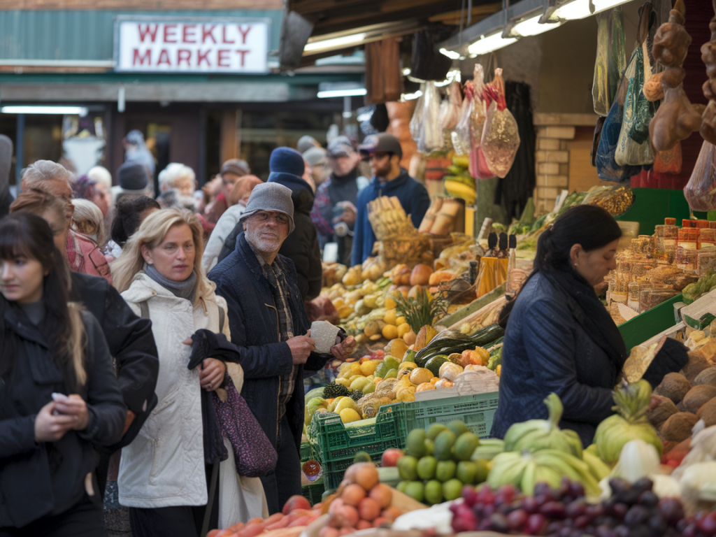 Wie du bei einem fremden wochenmarkt in 30 minuten drei verlässliche zutaten für ein regionales abendessen findest